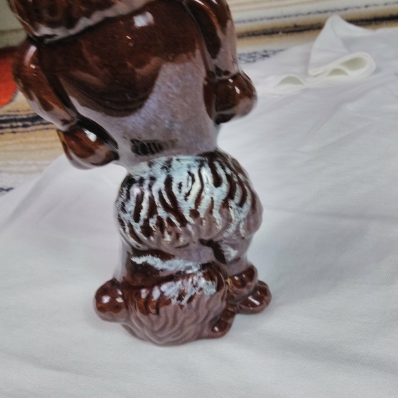 VINTAGE DOGGIE GLASS ART DECOR COLLECTIBLE - Picture 3 of 13